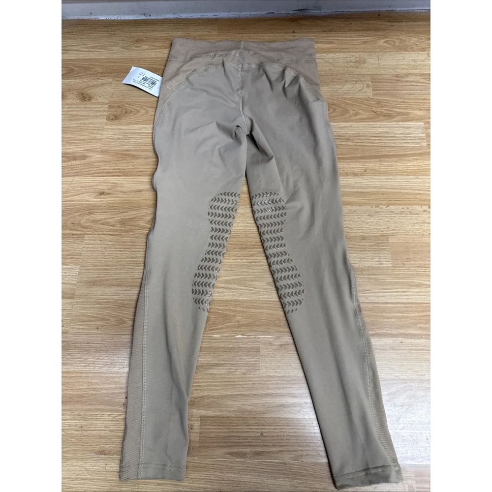 TuffRider Ladies Ventilated Schooling Tights Safari w/ Safari Small NWT